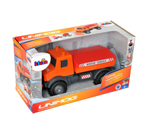 Снігоочисний автомобіль Unimog в коробці Снігоочисний автомобіль Unimog в коробці