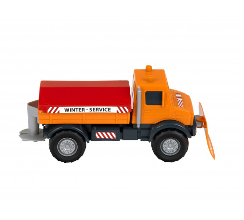 Снігоочисний автомобіль Unimog в коробці Снігоочисний автомобіль Unimog в коробці