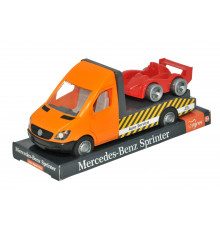 Автомобіль "Mercedes-Benz Sprinter" евакуатор (помаранчевий) на планшетці, Tigres