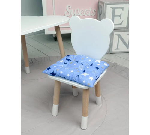 Подушка м'яка для дитячого стільчика 23х28, біла – в наличии! Купите сейчас у KAZKOVA