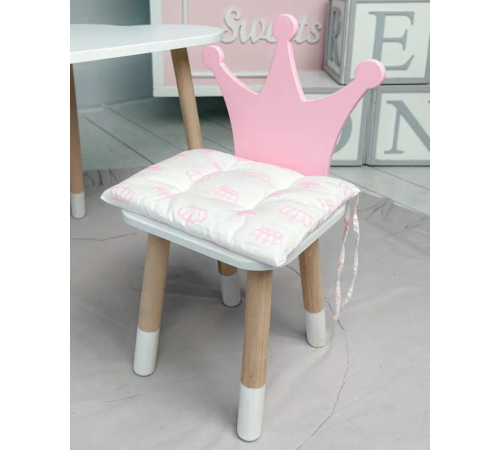 Подушка м'яка для дитячого стільчика 23х28, біла – в наличии! Купите сейчас у KAZKOVA