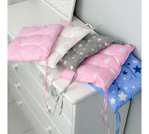 Подушка м'яка для дитячого стільчика 23х28, сіра – в наличии! Купите сейчас у KAZKOVA