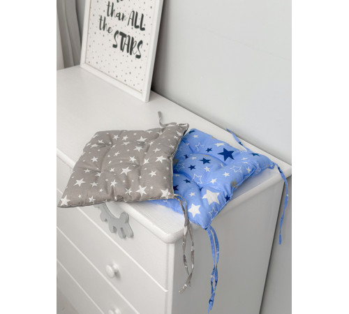 Подушка м'яка для дитячого стільчика 23х28, сіра – в наличии! Купите сейчас у KAZKOVA