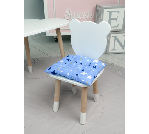 Подушка м'яка для дитячого стільчика 23х28, сіра – в наличии! Купите сейчас у KAZKOVA