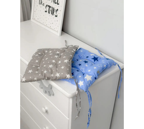 Подушка м'яка для дитячого стільчика 23х28, рожева з короною – в наличии! Купите сейчас у KAZKOVA