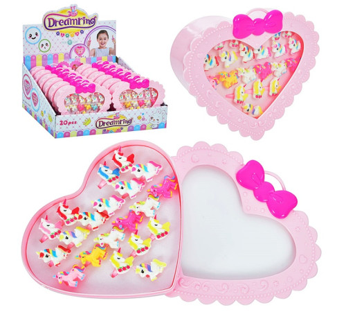 Набір каблучок "Серце" – в наличии! Купите сейчас у KAZKOVA