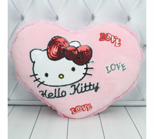 Дитяча подушка «Сердечко Hello Kitty» 43 см – в наличии! Купите сейчас у KAZKOVA