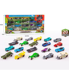 Набір машинок метал. "Minecraft"