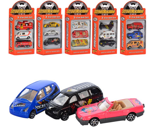 Набір машинок метал.