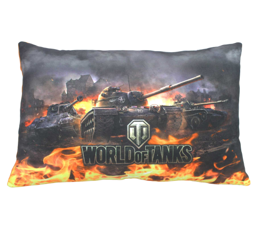 Дитяча подушка «World of Tanks» 37 см – в наличии! Купите сейчас у KAZKOVA