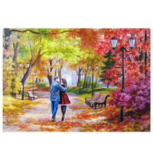 Алмазна мозаїка JS 21121 (50) "TK Group", "Люди", 30х20 в коробці