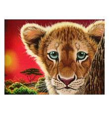 Алмазна мозаїка JS 24673 (50) "TK Group", "Тварини", 30х20 в коробці