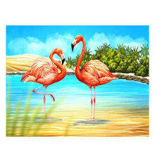 Алмазна мозаїка JS 25457 (50) "TK Group", "Птахи", 30х20 в коробці