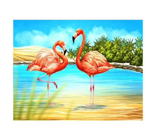 Алмазна мозаїка JS 25457 (50) "TK Group", "Птахи", 30х20 в коробці