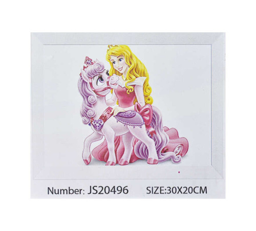 Алмазна мозаїка JS 20496 - 26496 (50) "TK Group", “Принцеса”, 30х20 см, в коробці