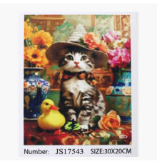 Алмазна мозаїка JS 17543 (50) "TK Group", 20х30 см, в коробці