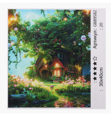 Алмазна мозаїка 89582 (30) "TK Group", 30х40 см, в коробці