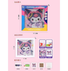 Алмазна мозаїка 222-1 (192/2) герой, клей, стилус, розмір 17.317.3 см, з рамкою, в коробці