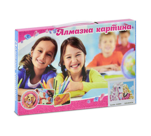 Алмазна мозаїка JS 20491 (50) в коробці 30х20