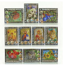 гр Алмазний живопис "DIAMOND MOSAIC" DM-02-01,02,03,04...10 РОС. (10) "Danko Toys", малий