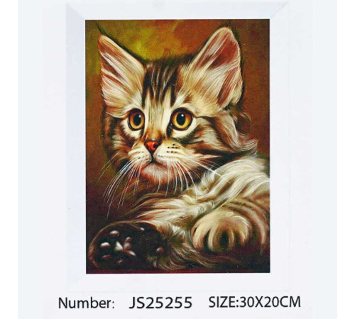 Алмазна мозаїка JS 25255 (50) "TK Group", “Кошеня”, 20х30 см, в коробці