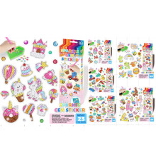 Алмазна мозаїка C 64272 (280) 23 наліпки, алмази, тарілочка, стилус, віск, ВИДАЄТЬСЯ МІКС ВИДІВ, в коробці