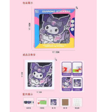 Алмазна мозаїка 222-2 (192/2) герой, клей, стилус, розмір 17.317.3 см, з рамкою, в коробці