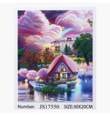 Алмазна мозаїка JS 17550 (50) "TK Group", 20х30 см, в коробці