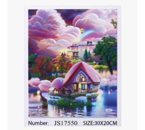 Алмазна мозаїка JS 17550 (50) "TK Group", 20х30 см, в коробці