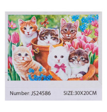 Алмазна мозаїка JS 24586 (50) "TK Group", "Тварини", 20х30см, в коробці