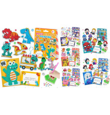 Алмазна мозаїка C 64273 (250) 6 наліпок, закладка, листівка, інструменти, в коробці