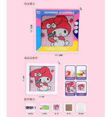 Алмазна мозаїка 222-4 (192/2) герой, клей, стилус, розмір 17.317.3 см, з рамкою, в коробці