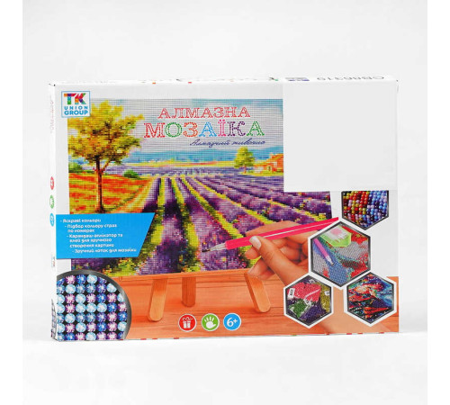 Алмазна мозаїка JS 27690 (50) "TK Group", 20х30 см, "Колібрі", в коробці