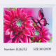 Алмазна мозаїка JS 26252 (50) "TK Group", 20х30 см, "Хризантеми", в коробці