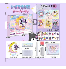 Алмазна мозаїка 24384 (36/2) акриловий стенд, 6 карток, 8 наліпок, алмази, тарілочка, віск, стилус, в коробці