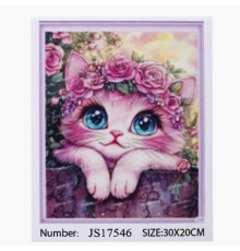 Алмазна мозаїка JS 17546 (50) "TK Group", 20х30 см, в коробці