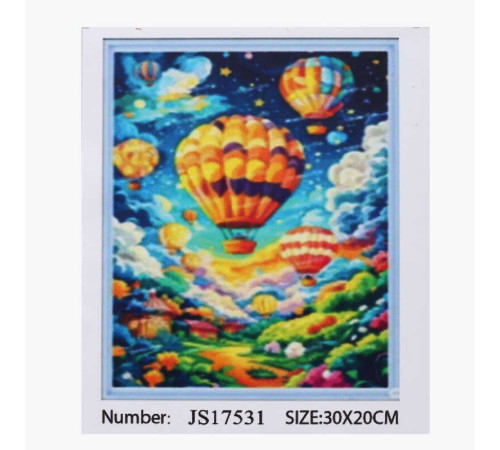 Алмазна мозаїка JS 17531 (50) "TK Group", 20х30 см, в коробці