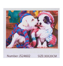 Алмазна мозаїка JS 24602 (50) "TK Group" "Тварини", 30х20 в коробці