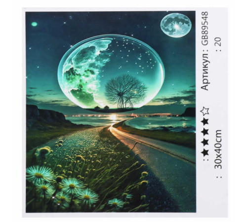 Алмазна мозаїка 89548 (30) "TK Group", 30х40 см, в коробці