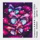 Картина за номерами + Алмазна мозаїка B 78641 (30) "TK Group", 40х50 см, “Метелики”, в коробці