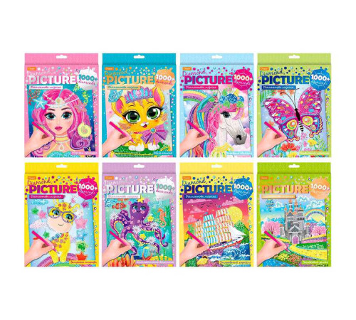 гр Набір для творчості "Діамантова мозаїка" НТ-26 (8) МІКС ВИДІВ