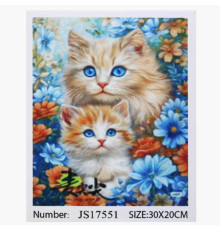 Алмазна мозаїка JS 17551 (50) "TK Group", 20х30 см, в коробці