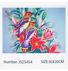 Алмазна мозаїка JS 25454 (50) "TK Group", "Птахи", 30х20 в коробці