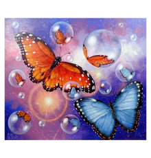 Алмазна мозаїка JS 24623 (50) "TK Group", "Метелики", 30х20 в коробці