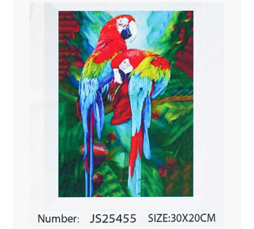 Алмазна мозаїка JS 25455 (50) "TK Group", "Птахи", 30х20 в коробці