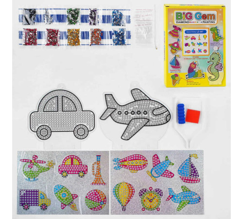 Набір для творчості C 53025 (100) "Алмазна мозаїка", в коробці