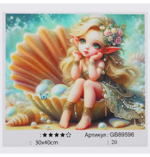 Алмазна мозаїка 89596 (30) "TK Group", 30х40 см, в коробці