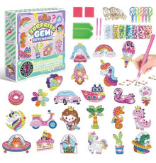 Алмазна мозаїка 21007 M (60/2) адвент-календар, 24 брелоки, 24 кріплення, 2 таці, 2 стилуси, в коробці