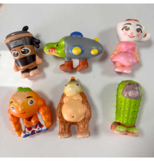 Гра антистрес C 75230 (50) ЦІНА ЗА 12 ШТУК В БЛОЦІ, герої, середня висота: 10 см, ароматизовані, в пакеті
