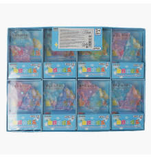 Гра антистрес C 70664 (40) ЦІНА ЗА 24 ШТУКИ В БЛОЦІ, "Метелики", напівпрозорі, блискітки, в коробці